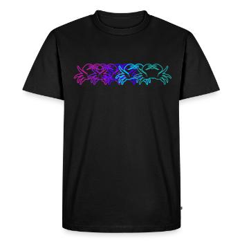 Alaska Gift Kids Men Women USA Nature Ice Cream - Men's Premium Organic T-Shirt - black - Front - Nico (187cm)
