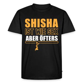 Shisha Gift pour Hookah Hookah Hookah Bar Pipe - T-shirt Premium bio Homme - noir - Devant - Nico (187cm)