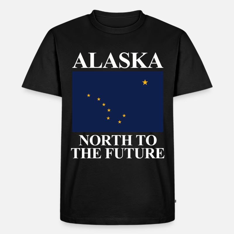 Alaska - Männer Premium Bio T-Shirt - Schwarz
