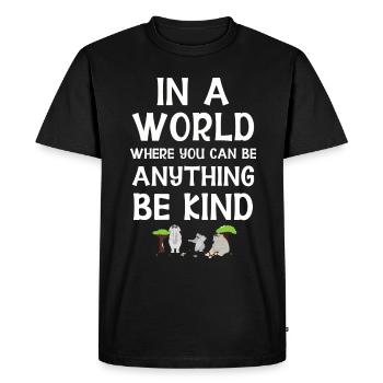 Elephant Tshirt pour Elephant Elephant Kids Zoo - T-shirt Premium bio Homme - noir - Devant - Nico (187cm)