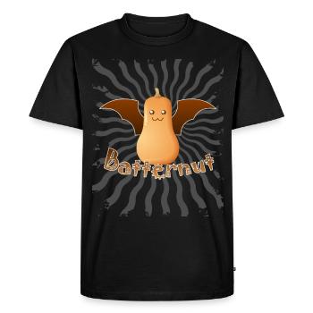 Batternut Citrouille Halloween Noyer cendré Kürbis - T-shirt Premium bio Homme - noir - Devant - Nico (187cm)
