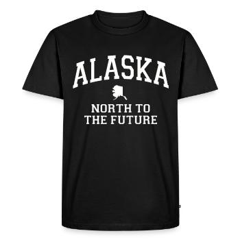 Alaska Tshirt Men Women Kids USA North Pole - Men's Premium Organic T-Shirt - black - Front - Nico (187cm)