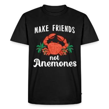 Crab Scorpion Lobster Shrimp Crabs - Men's Premium Organic T-Shirt - black - Front - Nico (187cm)