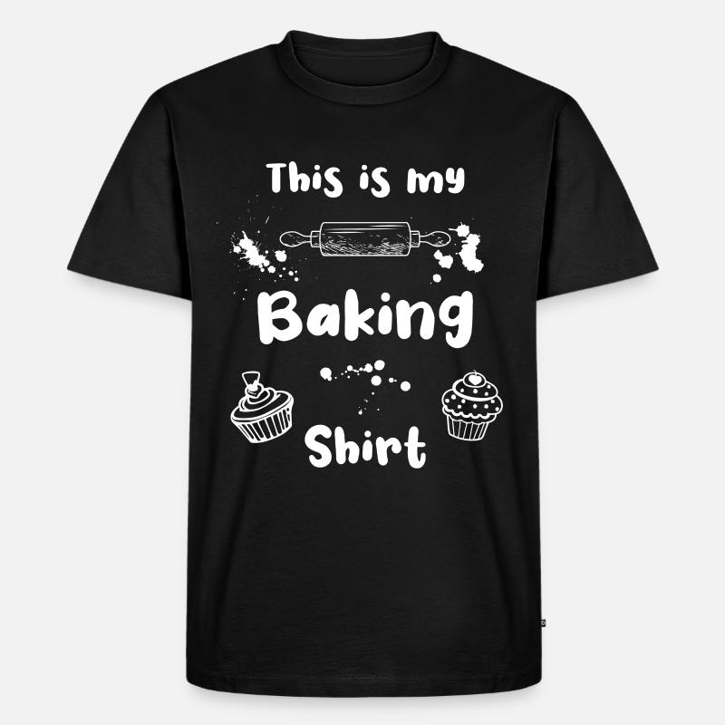 Baking Kitchen Roller Cupcake Baking - Men's Premium Organic T-Shirt - black