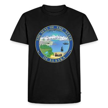 Alaska - T-shirt Premium bio Homme - noir - Devant - Nico (187cm)