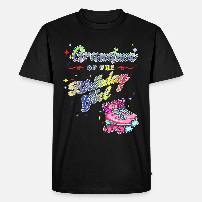 Inline Skater - Männer Premium Bio T-Shirt - Schwarz