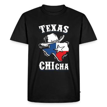Texas - T-shirt Premium bio Homme - noir - Devant - Nico (187cm)