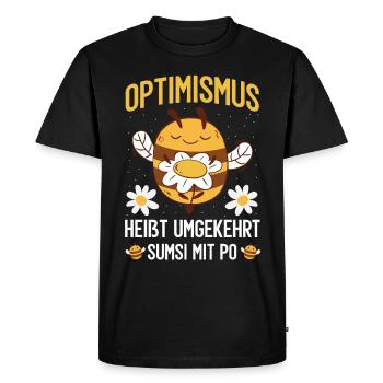 Beekeeper Tshirt Honey Bee Beekeeping Beekeeper - Men's Premium Organic T-Shirt - black - Front - Nico (187cm)