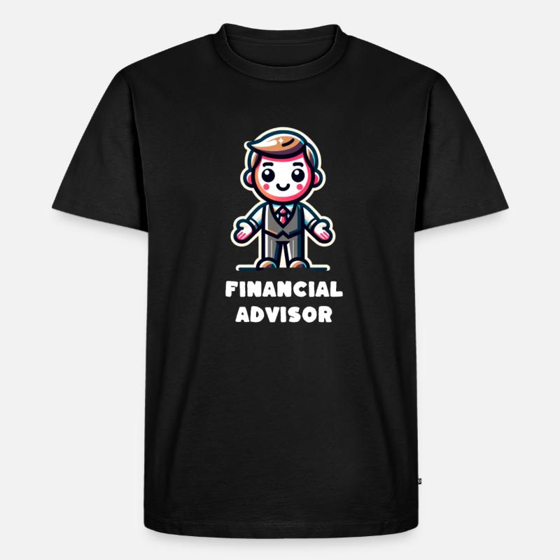 Finanzberater Beruf Beruf Beruf Beruf - Männer Premium Bio T-Shirt - Schwarz