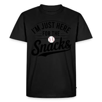 Baseball Hommes Femmes Enfants Joueur Lanceur Softball - T-shirt Premium bio Homme - noir - Devant - Nico (187cm)