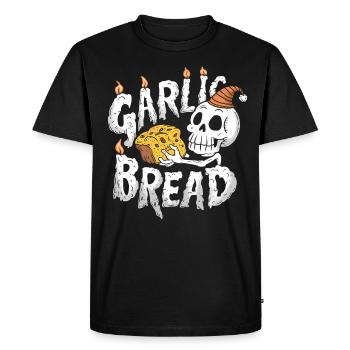 Halloween, Squelette, Effrayant, Effrayant, Horreur, Fête - T-shirt Premium bio Homme - noir - Devant - Nico (187cm)