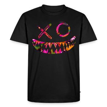 Techno Gift Rave Festival Party Music Tekk EDM - Men's Premium Organic T-Shirt - black - Front - Nico (187cm)