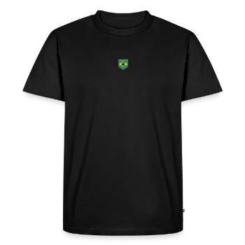 Brésil Brésil Maillot brésilien Rio de Janeiro - T-shirt Premium bio Homme - noir - Devant - Nico (187cm)
