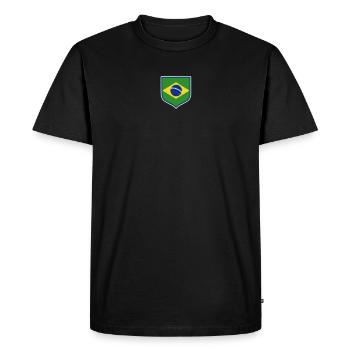 Brésil Brésil Maillot brésilien Rio de Janeiro - T-shirt Premium bio Homme - noir - Devant - Nico (187cm)