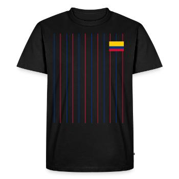Colombie Colombie Medellín Vacances Bogota Cali - T-shirt Premium bio Homme - noir - Devant - Nico (187cm)