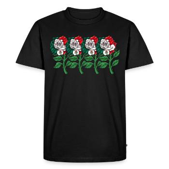 Mexique Mexique Cadeau mexicain Flag Football - T-shirt Premium bio Homme - noir - Devant - Nico (187cm)