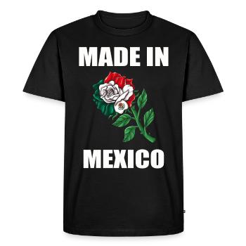 Mexique Mexique Cadeau mexicain Flag Football - T-shirt Premium bio Homme - noir - Devant - Nico (187cm)