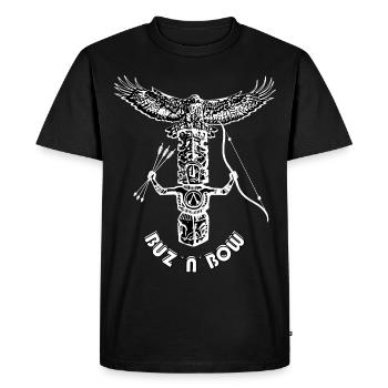 Buz n Bow - T-shirt Premium bio Homme - noir - Devant - Nico (187cm)