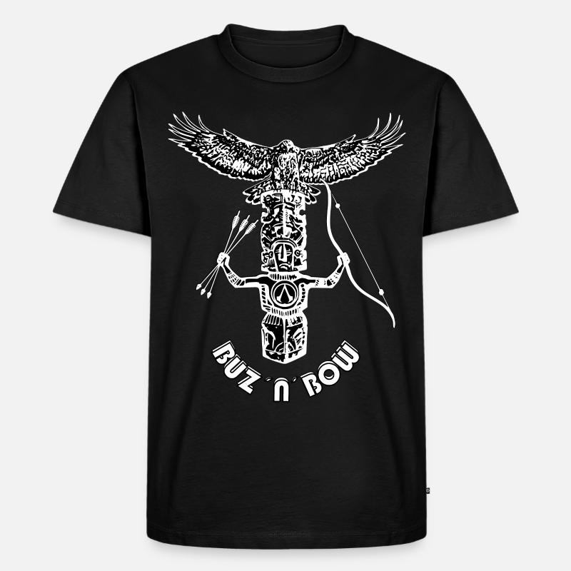 Buz n Bow - Männer Premium Bio T-Shirt - Schwarz