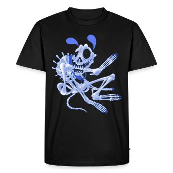 os de chien - T-shirt Premium bio Homme - noir - Devant - Nico (187cm)