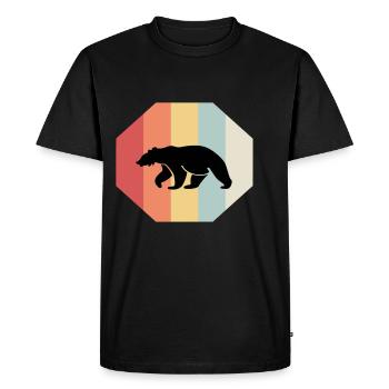 bär - T-shirt Premium bio Homme - noir - Devant - Nico (187cm)