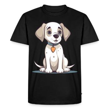 Conception de chien mignon pour les propriétaires de chiens - T-shirt Premium bio Homme - noir - Devant - Nico (187cm)