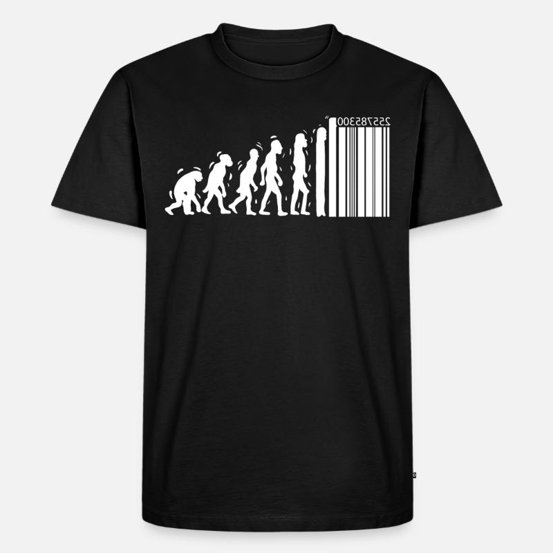 Conception unique d'évolution pour les - T-shirt Premium bio Homme - noir
