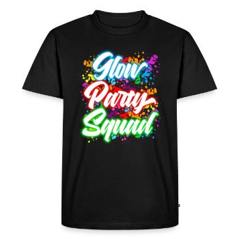 Objectifs de l'amitié Glow Party Squad Collection - T-shirt Premium bio Homme - noir - Devant - Nico (187cm)