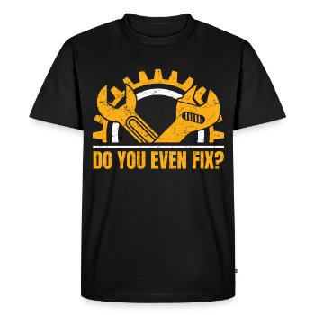 Perfect Tshirt For Construction Supervisor Or - Men's Premium Organic T-Shirt - black - Front - Nico (187cm)