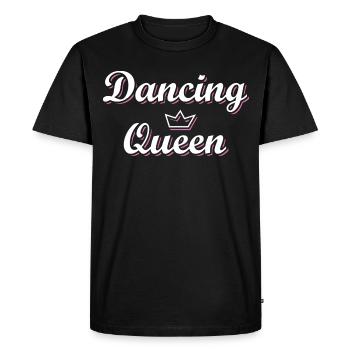 Dancing Queen Dance Shirt For Music Lovers - T-shirt Premium bio Homme - noir - Devant - Nico (187cm)