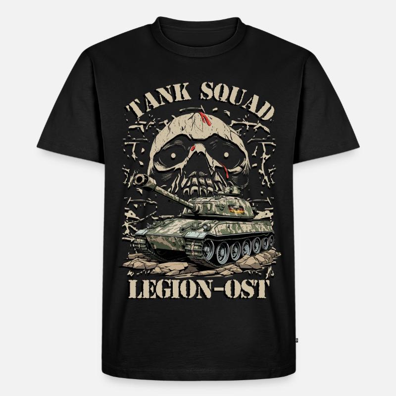 Escouade de chars Légion Est - T-shirt Premium bio Homme - noir
