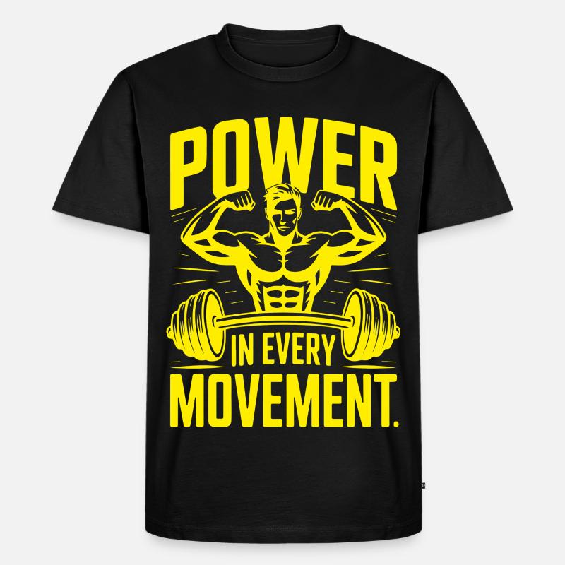 PieM - Männer Premium Bio T-Shirt - Schwarz