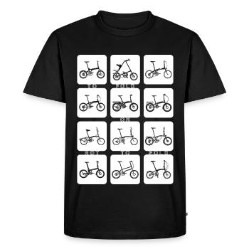 COUCHER OU NE PAS PLIER (inverser) - T-shirt Premium bio Homme - noir - Devant - Nico (187cm)