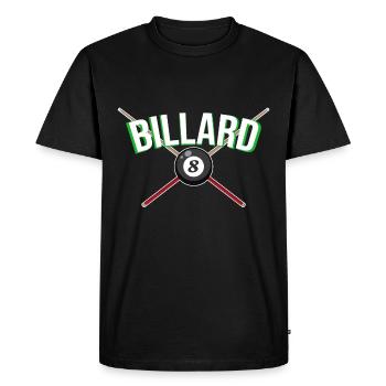 Boule de billard Billard Koe - T-shirt Premium bio Homme - noir - Devant - Nico (187cm)