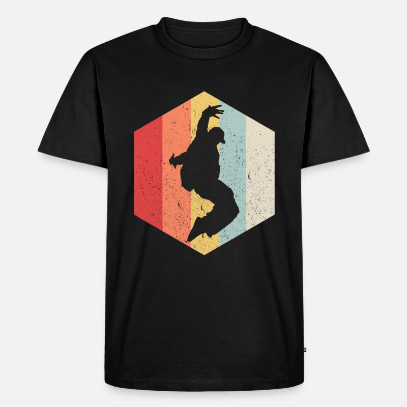 Tanzen Breakdance - Männer Premium Bio T-Shirt - Schwarz