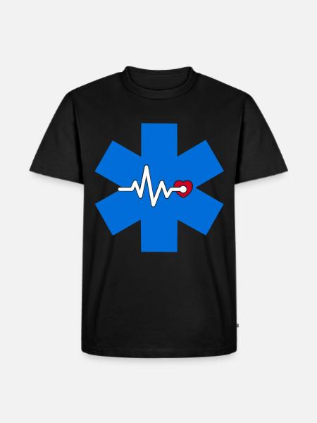 Läkare läkare läkare paramedic - Ekologisk premium-T-shirt herr - svart