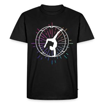 Rhönrad Turnen Rhönradturnen Rhönradturner Sport - T-shirt Premium bio Homme - noir - Devant - Nico (187cm)