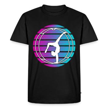 Rhönrad Turnen Rhönradturnen Rhönradturner Sport - T-shirt Premium bio Homme - noir - Devant - Nico (187cm)