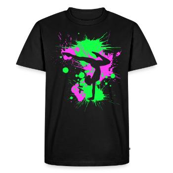 I Love Acrobatics - T-shirt Premium bio Homme - noir - Devant - Nico (187cm)
