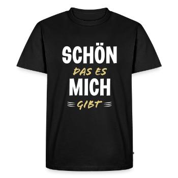 Lustige Sprüche Cooler Spruch Geschenkidee Party - Männer Premium Bio T-Shirt - Schwarz - Vorne - Nico (187cm)