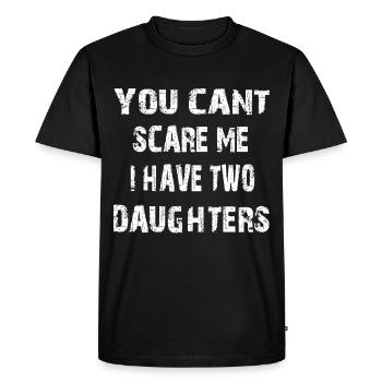 Meilleur père papa papa fille papa papa amour héros - T-shirt Premium bio Homme - noir - Devant - Nico (187cm)