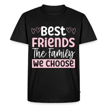 Meilleurs amis pour toujours Bff Beast Amitié - T-shirt Premium bio Homme - noir - Devant - Nico (187cm)