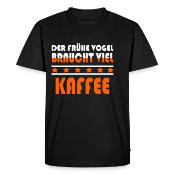 German5 - T-shirt Premium bio Homme - noir - Devant - Nico (187cm)