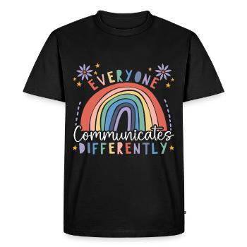 Aba therapist Behavior analyst Psychologist - Men's Premium Organic T-Shirt - black - Front - Nico (187cm)