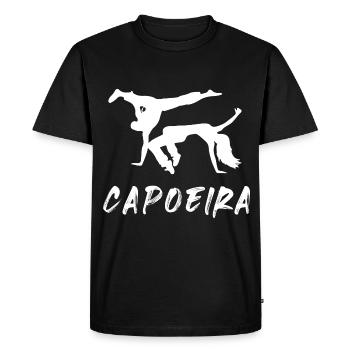 Capoeira - T-shirt Premium bio Homme - noir - Devant - Nico (187cm)