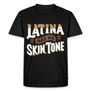 Latina Power Mexican Spanish Hispanic - Men's Premium Organic T-Shirt - black - Front - Nico (187cm)