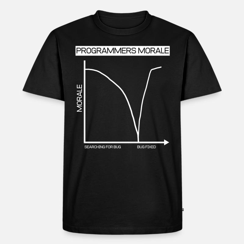 Lustiges Geschenk Programmierer Computer Diagramm - Männer Premium Bio T-Shirt - Schwarz