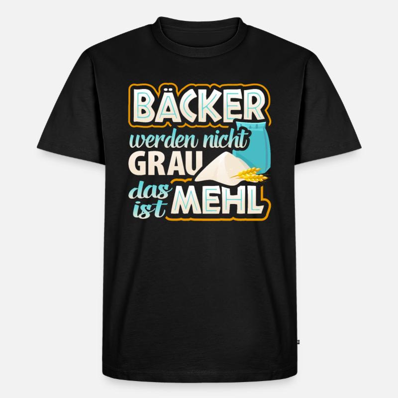 Baking, baker, baker - Men's Premium Organic T-Shirt - black