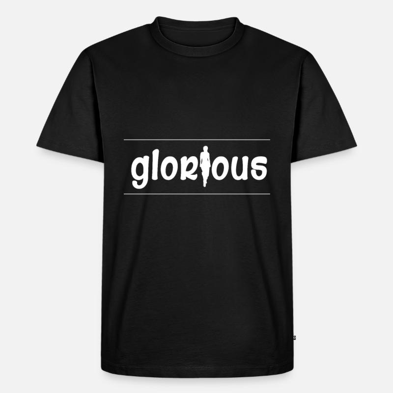 Glorious No. 6 - Männer Premium Bio T-Shirt - Schwarz