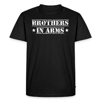 Brothers In Arms No. 8 - T-shirt Premium bio Homme - noir - Devant - Nico (187cm)